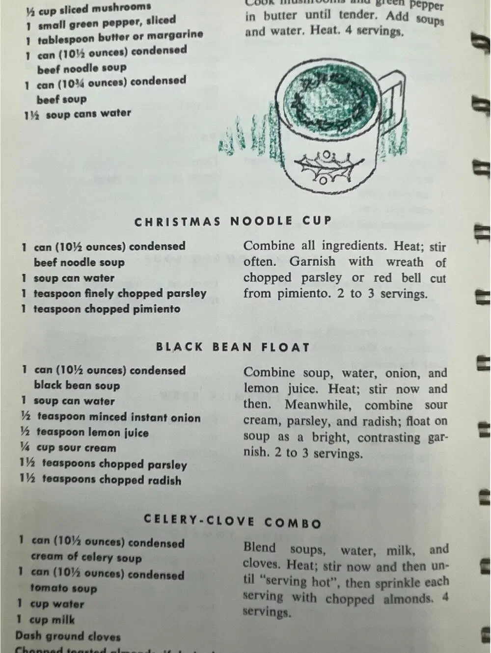 Vintage Campbell's Cooking with Soup Cookbook, 1960s Recipes
